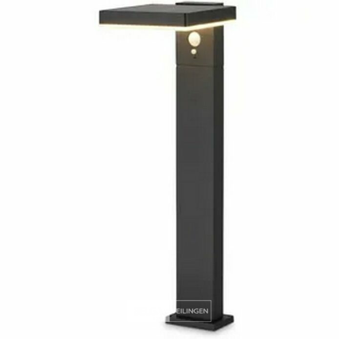 Maxxgarden Tuinverlichting 50 cm - LED-buitenverlichting met bewegingssensor op zonne-energie - Zwart – foto 3 – kavel bij Belga Veilingen, Bree