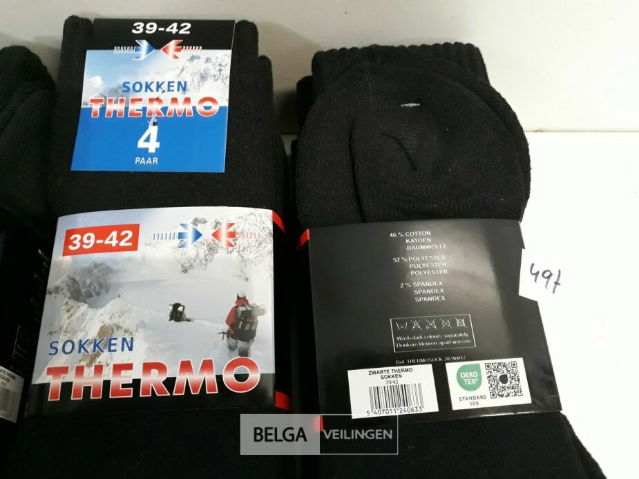 3 x Thermosokken 4 paar 39-42 – foto 3 – kavel bij Belga Veilingen, Oudsbergen