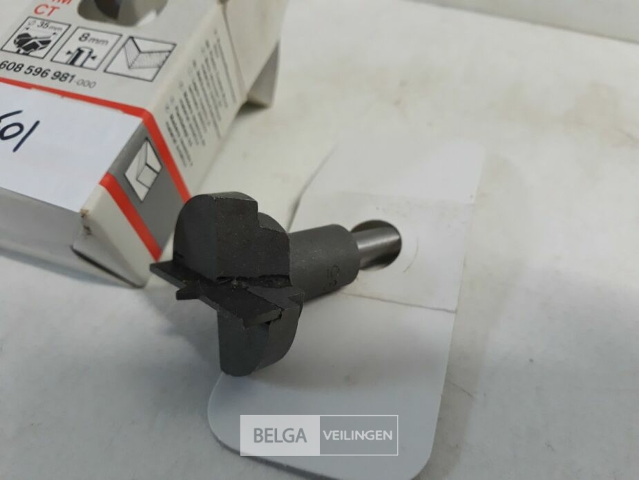 1 x Scharnierfrees 35mm bosch – foto 3 – kavel bij Belga Veilingen, Oudsbergen