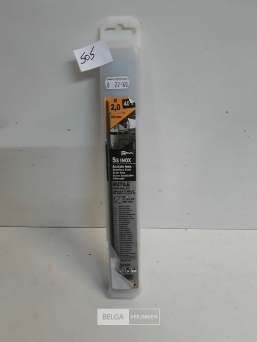 1 x Laselectroden 2,0mm 40 stuks voor inox – foto 3 – kavel bij Belga Veilingen, Oudsbergen