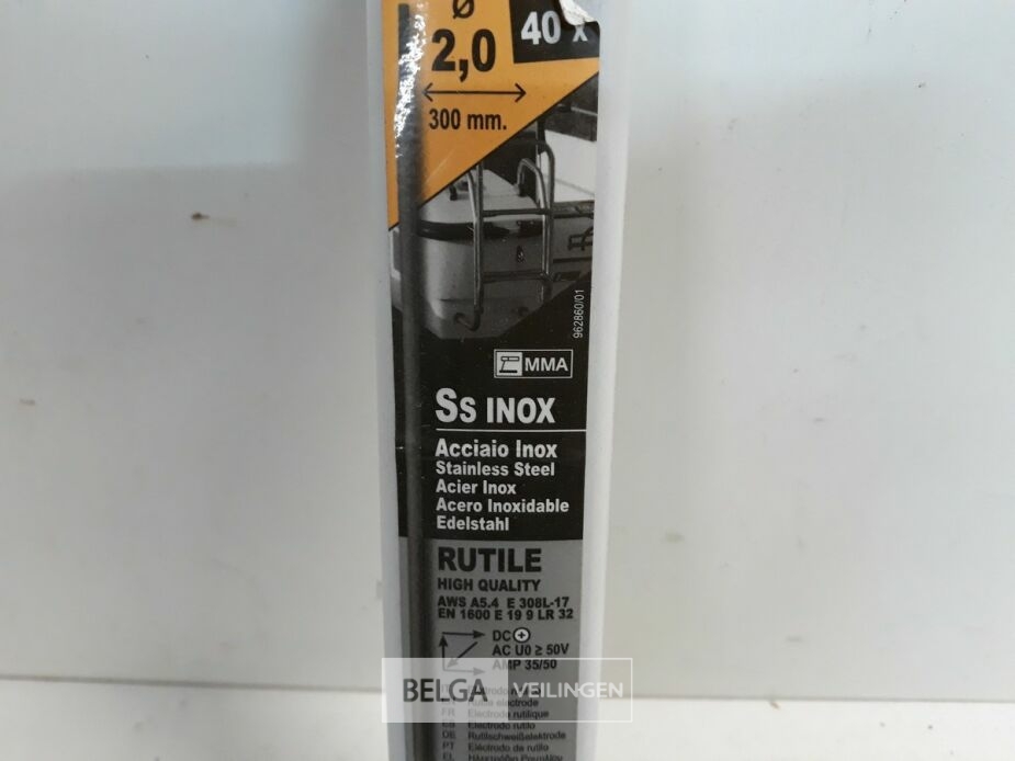 1 x Laselectroden 2,0mm 40 stuks voor inox – foto 4 – kavel bij Belga Veilingen, Oudsbergen