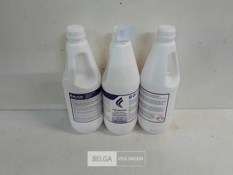 3 x Vloeibare ontstopper 1 L – foto 2 – kavel bij Belga Veilingen, Oudsbergen