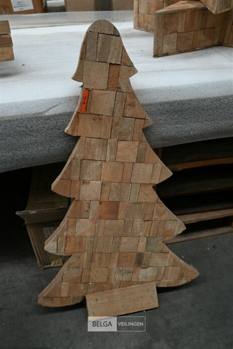 Houten kerstboom – foto 3 – kavel bij Belga Veilingen, Lummen
