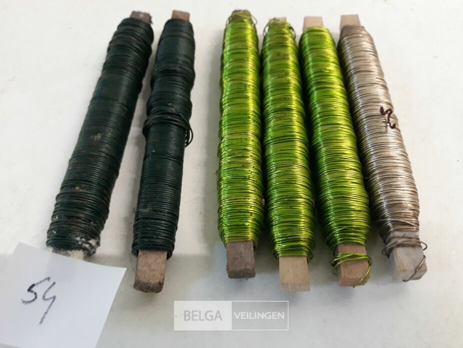 6 x Binddraad op klos 0,8mm – foto 3 – kavel bij Belga Veilingen, Oudsbergen