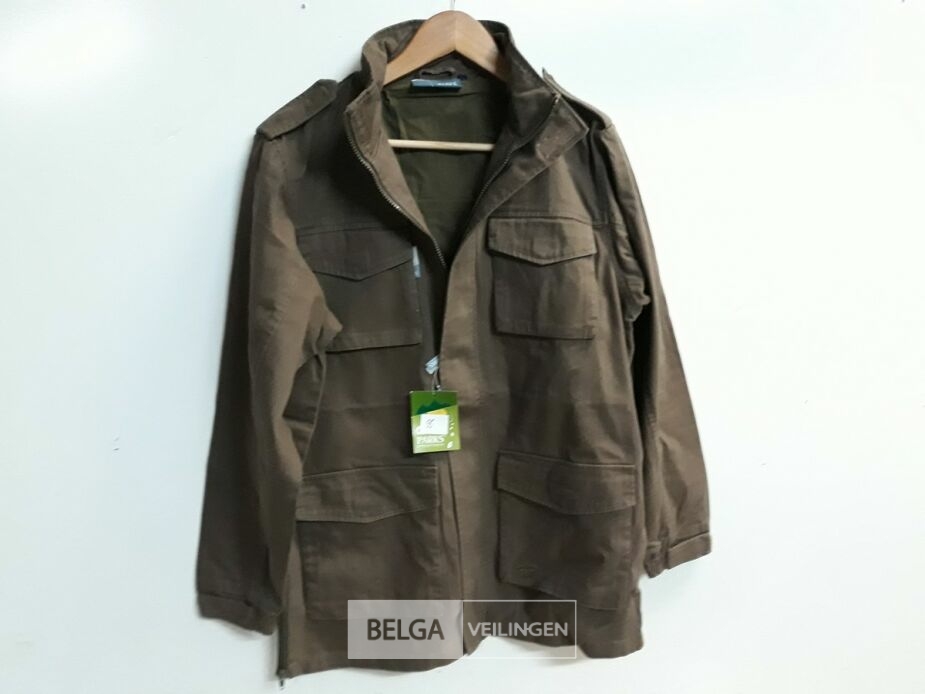 1 x Jacket bruin Parks M – foto 2 – kavel bij Belga Veilingen, Oudsbergen