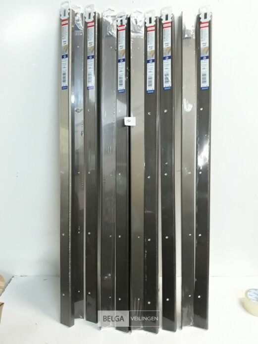 10 x Tredebeschermer aluminium kleur brons 1M – foto 2 – kavel bij Belga Veilingen, Oudsbergen