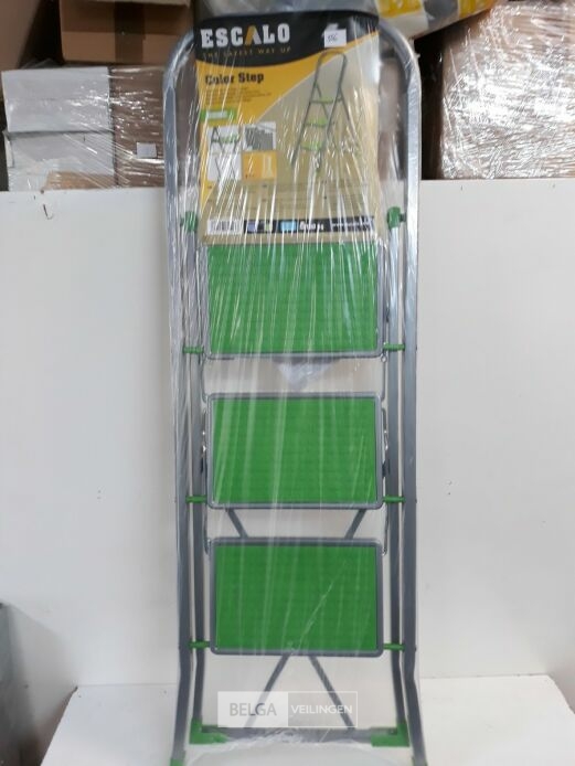 1 x Trapladder 3 trede max 150 kg – foto 2 – kavel bij Belga Veilingen, Oudsbergen