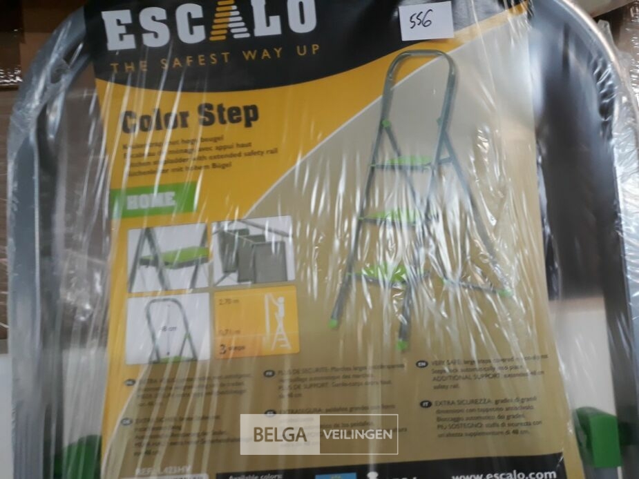 1 x Trapladder 3 trede max 150 kg – foto 3 – kavel bij Belga Veilingen, Oudsbergen