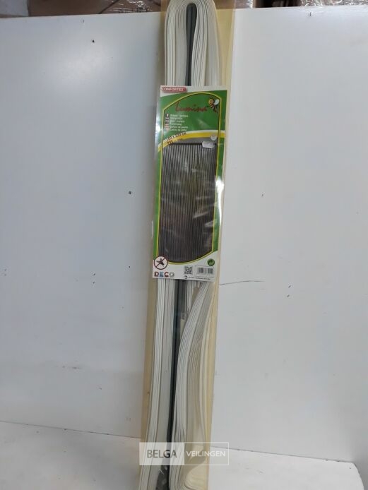 1 x Vliegengordijn zware pvc wit 100x220 cm – foto 2 – kavel bij Belga Veilingen, Oudsbergen