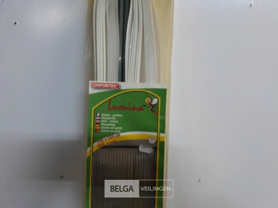 1 x Vliegengordijn zware pvc wit 100x220 cm – foto 3 – kavel bij Belga Veilingen, Oudsbergen