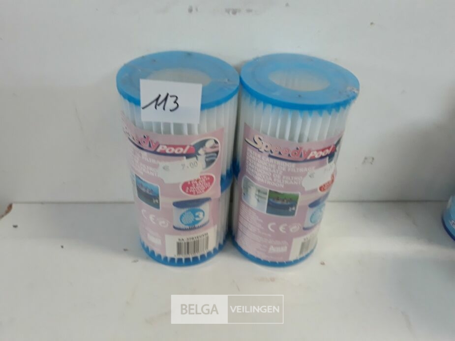 2 x Patroonfilters 2 stuks voor zwembadfilters – foto 2 – kavel bij Belga Veilingen, Oudsbergen