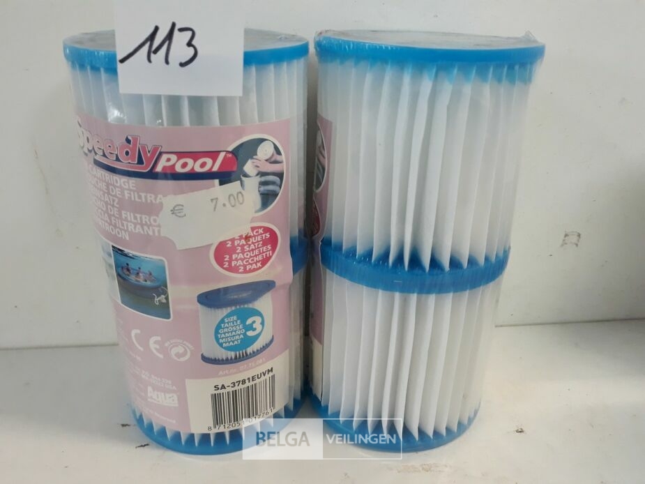 2 x Patroonfilters 2 stuks voor zwembadfilters – foto 3 – kavel bij Belga Veilingen, Oudsbergen