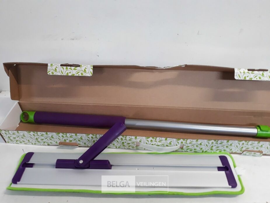 1 x Mop alu basis velcro microvezel doek – foto 3 – kavel bij Belga Veilingen, Oudsbergen