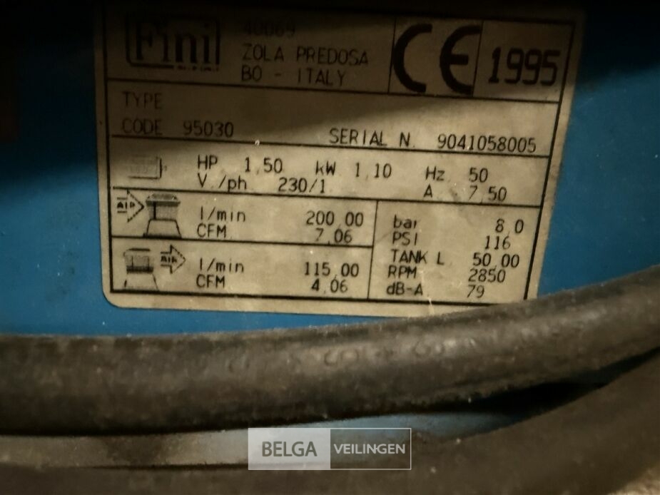 Compressor WELCO – foto 4 – kavel bij Belga Veilingen, Lummen