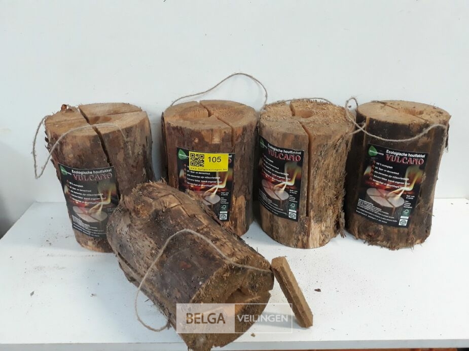 5 x Zweedse fakkel Vulcano – foto 2 – kavel bij Belga Veilingen, Oudsbergen