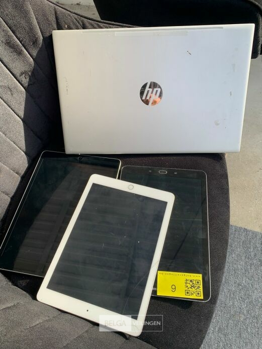 Diverse tablets en HP laptop – foto 2 – kavel bij Belga Veilingen, Knokke