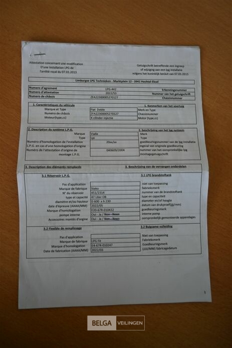Lichte vracht FIAT – foto 9 – kavel bij Belga Veilingen