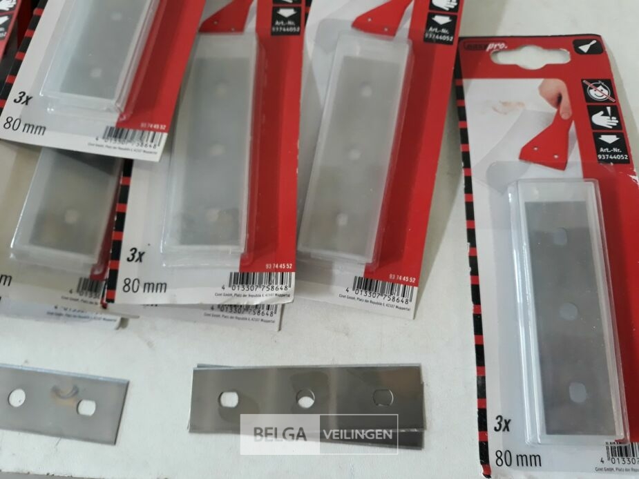 20 x Vervangmes voor glaskrabber 3 stuks – foto 3 – kavel bij Belga Veilingen, Oudsbergen