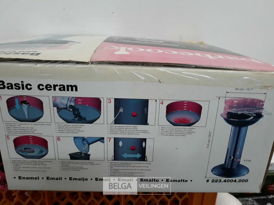 1 x BBQ basic gelakt 40 cm Barbecook – foto 3 – kavel bij Belga Veilingen, Oudsbergen