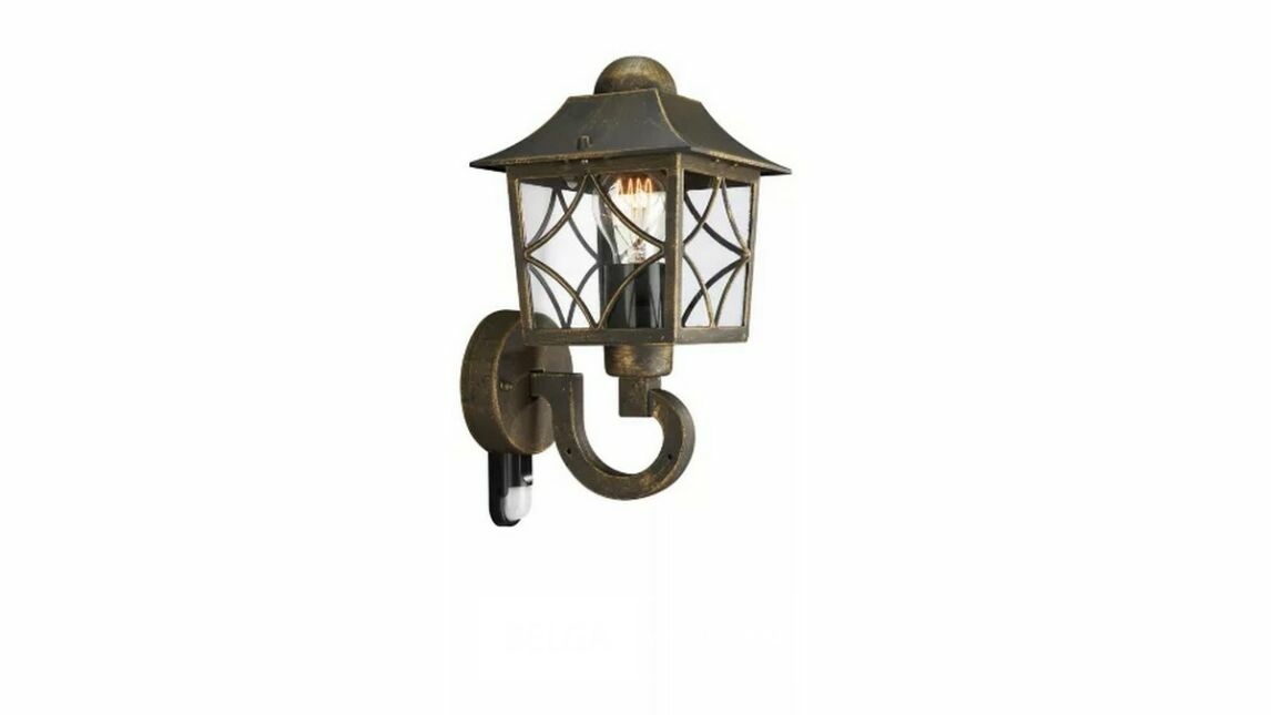 Philips Buitenwandlamp Cambridge - 60W - Koper - E27 - met Sensor – foto 2 – kavel bij Belga Veilingen, Bree