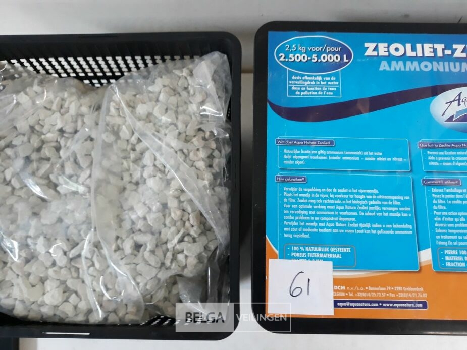 3 x Zeoliet 2,5 kg helpt algengroei voorkomen – foto 4 – kavel bij Belga Veilingen, Oudsbergen