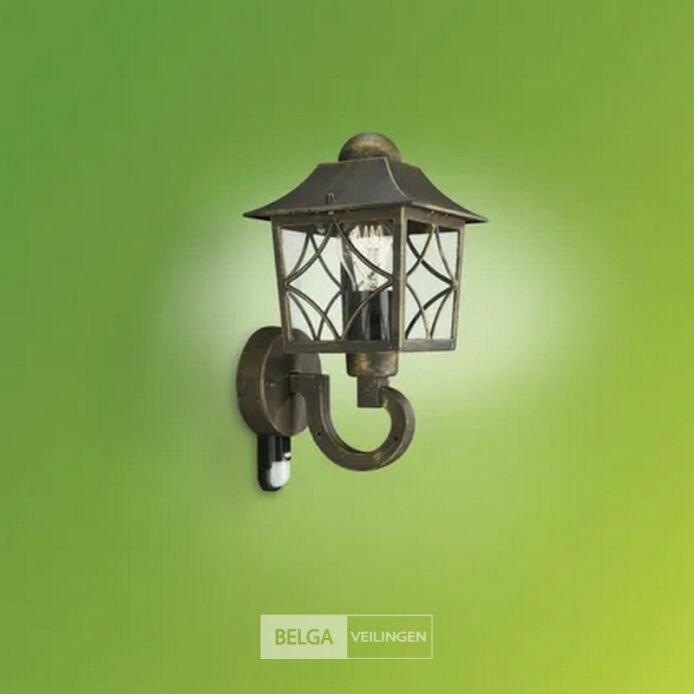 Philips Buitenwandlamp Cambridge - 60W - Koper - E27 - met Sensor – foto 4 – kavel bij Belga Veilingen, Bree
