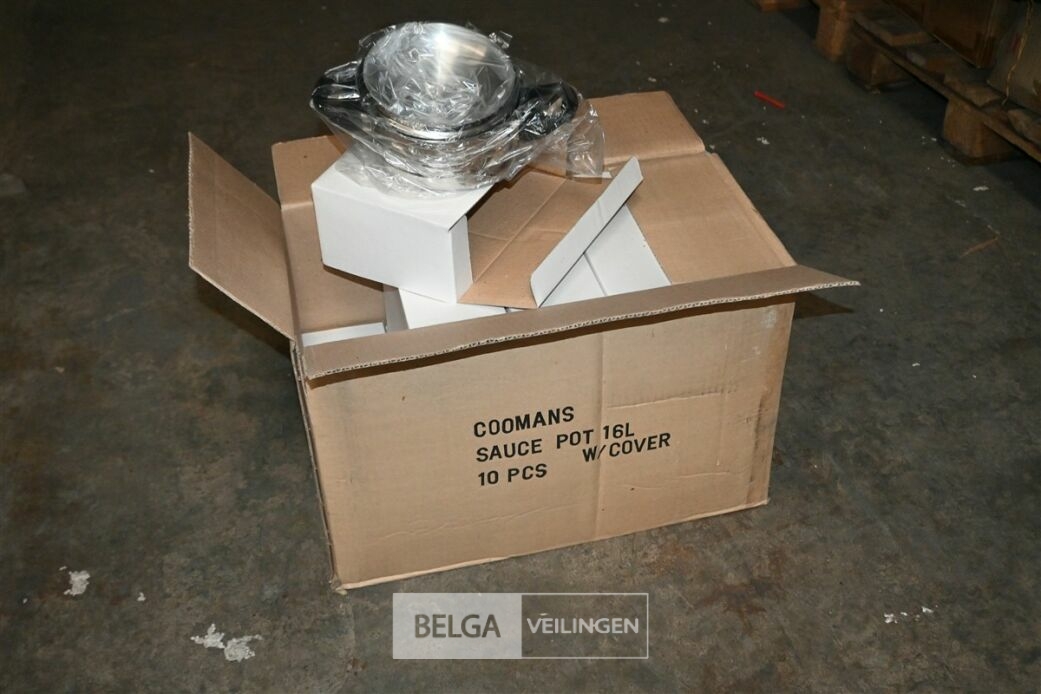 ± 10 Kookpotten COOMANS – foto 2 – kavel bij Belga Veilingen, Lummen