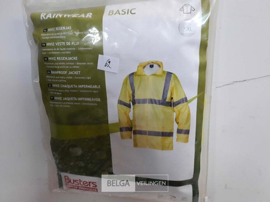 1 x Regenjas pvc geel fluo XXL – foto 2 – kavel bij Belga Veilingen, Oudsbergen