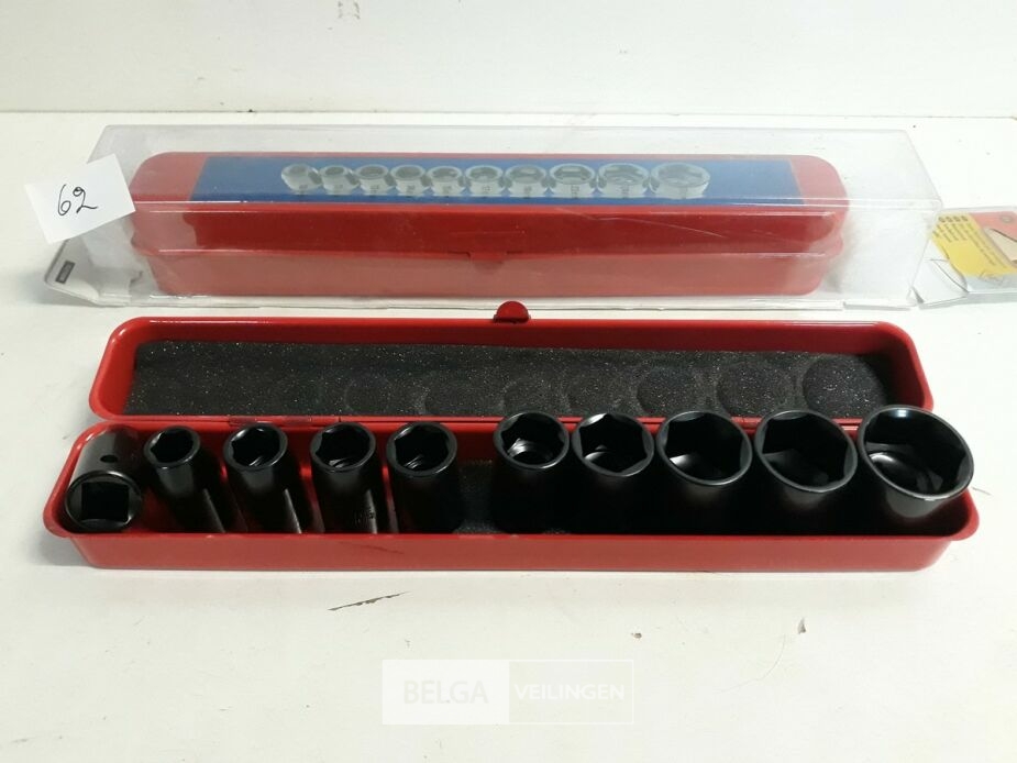 2 x Doppen ½ in set 12-delig – foto 3 – kavel bij Belga Veilingen, Oudsbergen