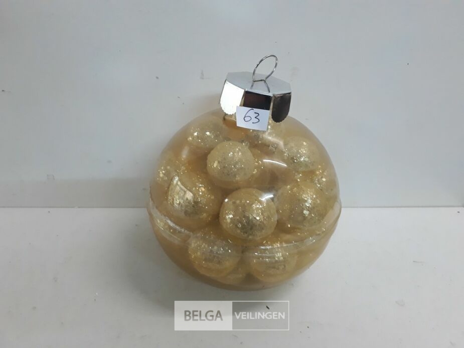 1 x Kerstballen pvc zilver 24 stuks – foto 2 – kavel bij Belga Veilingen, Oudsbergen