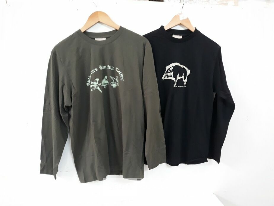 2 x T-shirt lange mouwen met print L – foto 2 – kavel bij Belga Veilingen, Oudsbergen