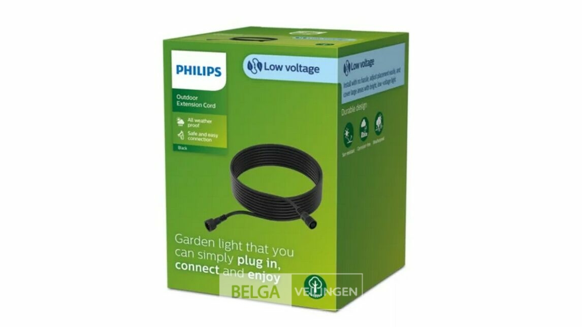 Philips Verlengsnoer 10m – foto 2 – kavel bij Belga Veilingen, Bree