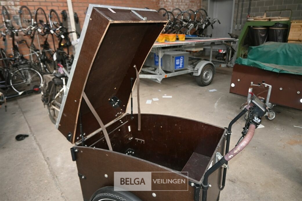 BAFANG elektrische bakfiets met batterij – foto 6 – kavel bij Belga Veilingen