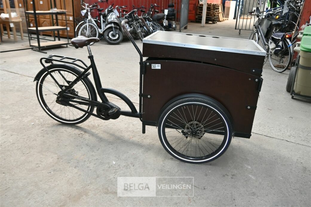 BAFANG elektrische bakfiets met batterij en lader – foto 3 – kavel bij Belga Veilingen