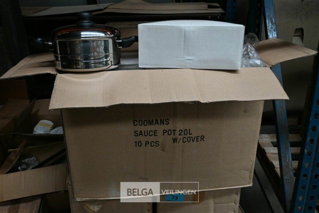 ± 10 Kookpotten COOMANS – foto 2 – kavel bij Belga Veilingen, Lummen