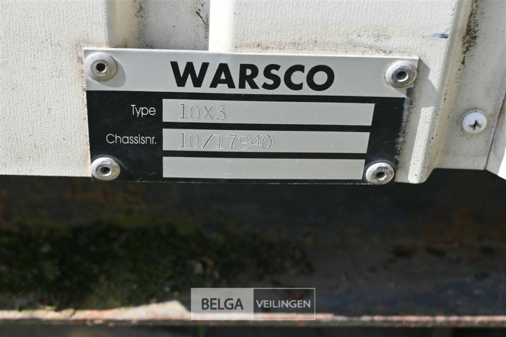 WC-container WARSCO – foto 5 – kavel bij Belga Veilingen