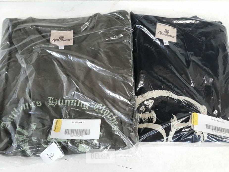 2 x T-shirt lange mouwen met print L – foto 3 – kavel bij Belga Veilingen, Oudsbergen