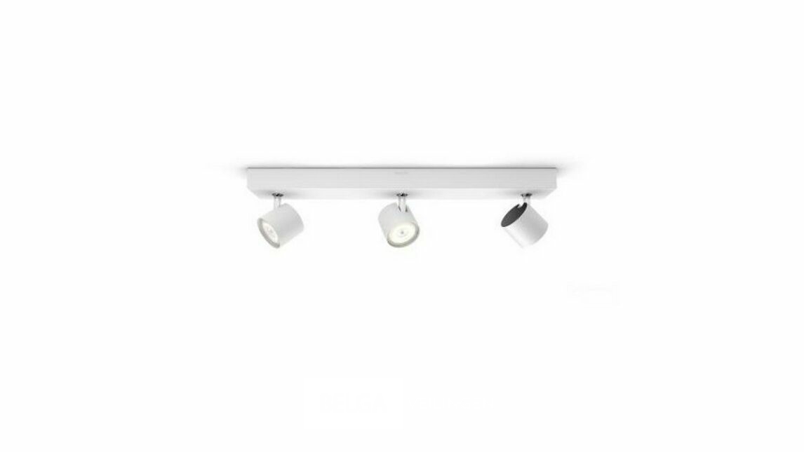 Philips Opbouwspot Star LED Wit 3 x 4.5W – foto 2 – kavel bij Belga Veilingen, Bree