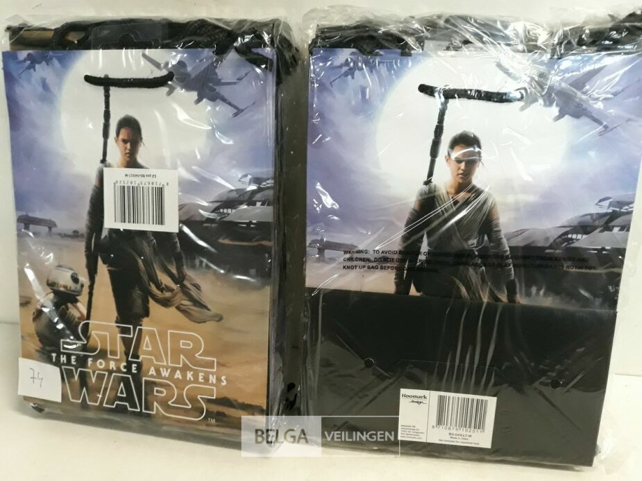 2 x Star Wars draagtas 12 stuks – foto 3 – kavel bij Belga Veilingen, Oudsbergen
