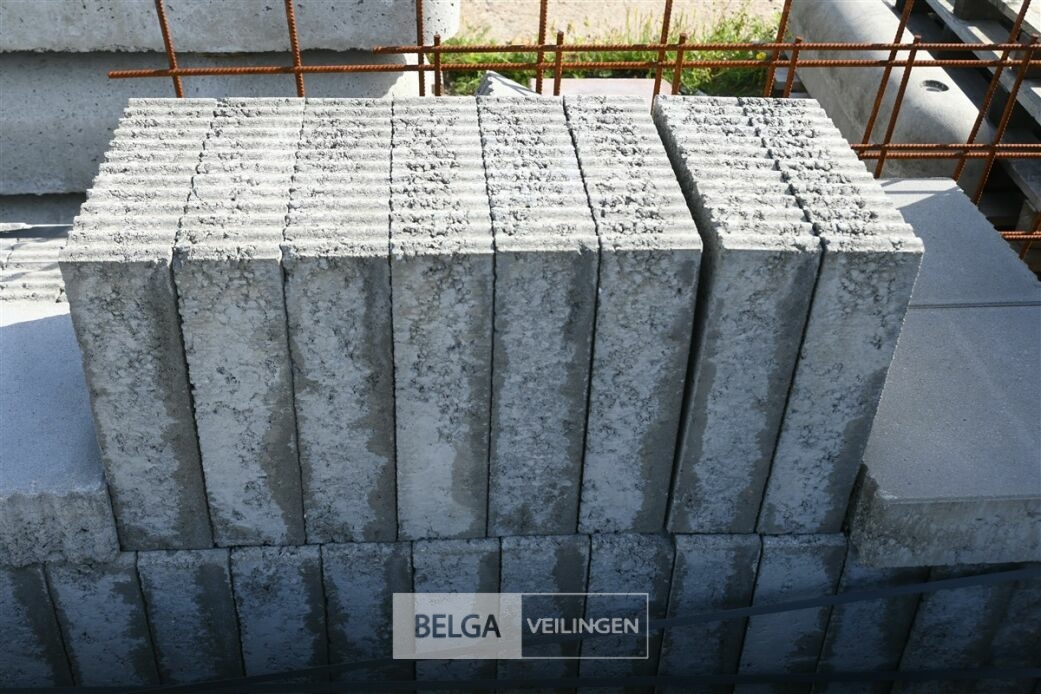 ± 2 Paletten betontegels – foto 3 – kavel bij Belga Veilingen
