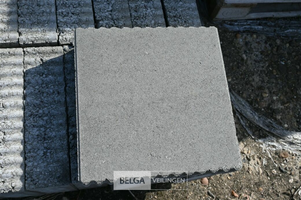 ± 2 Paletten betontegels – foto 5 – kavel bij Belga Veilingen