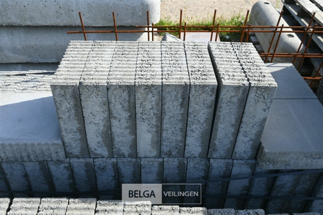 ± 2 Paletten betontegels – foto 6 – kavel bij Belga Veilingen