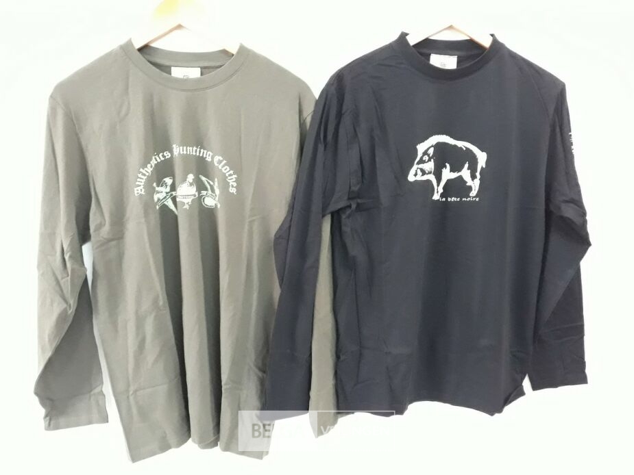 2 x T-shirt lange mouwen met print XL – foto 2 – kavel bij Belga Veilingen, Oudsbergen