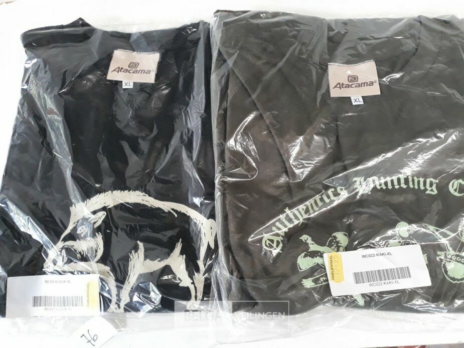 2 x T-shirt lange mouwen met print XL – foto 3 – kavel bij Belga Veilingen, Oudsbergen