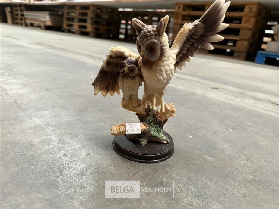 Doos met deco uilen – foto 2 – kavel bij Belga Veilingen, Lummen