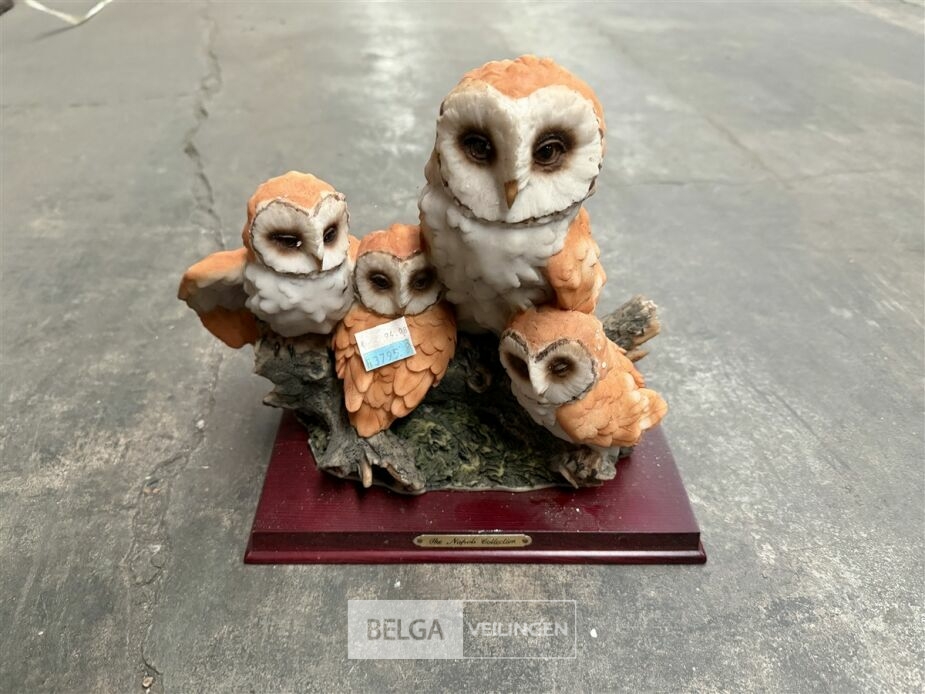 Doos met deco uilen – foto 4 – kavel bij Belga Veilingen, Lummen