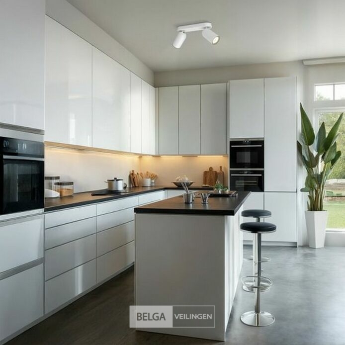 Philips Pongee opbouwspot - 2-lichts - wit – foto 4 – kavel bij Belga Veilingen, Bree
