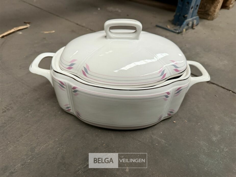 Diverse soepterrines en soepborden – foto 4 – kavel bij Belga Veilingen, Lummen