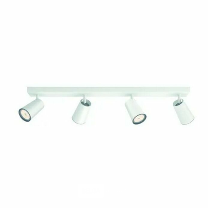 Philips Paisley opbouwspots wit 4x GU10 – foto 2 – kavel bij Belga Veilingen, Bree