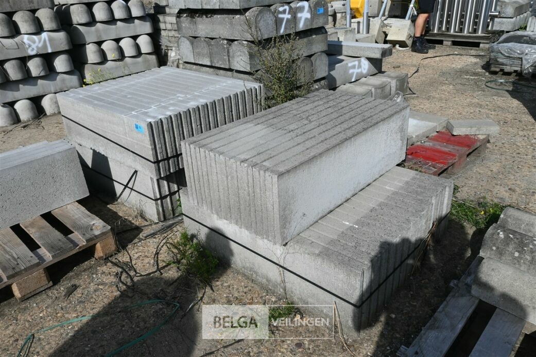 ± 50 Borduurstenen – foto 2 – kavel bij Belga Veilingen